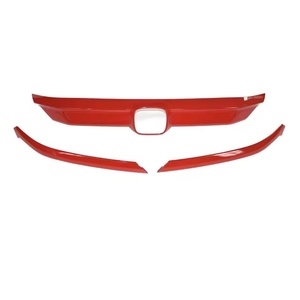 Accessoires extérieurs pour voiture Welta Gloss Black, ABS+PP, autocollant de calandre avant, garnitures de capot moteur pour Honda Breeze 2020-2022 - Product Image 3