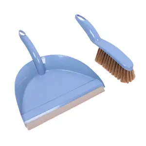 Customized Household Plastic Soft Broom Dustpan Brush Set Brooms Manufacturers