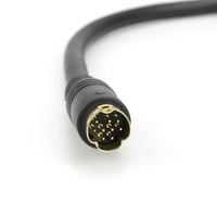9-poliges Mini-Din-Stecker-Stecker-Video-Verlängerung kabel Din-Kabel-Anschluss baugruppen DIN-Adapter kabel