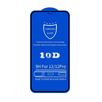 Protection d'écran en verre trempé HD transparente d'origine pour iPhone, colle complète 10D, pour Tecno Infinix