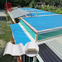 Panneau de toit translucide creux en PVC moderne avec vagues ondulées pour une utilisation en atelier
