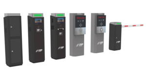 Système automatique de billetterie de stationnement de véhicules en acier pour l'extérieur Boîte à billets de voiture pour barrière de circulation de parking