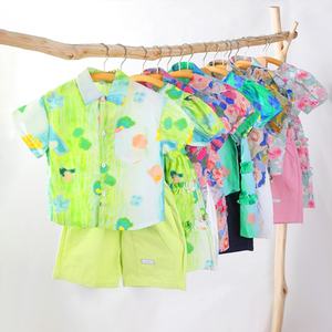 Estilos impresos personalizados Brother Sister <span class=keywords><strong>disfraz</strong></span> niños niñas vestidos de verano conjunto de ropa conjuntos de ropa para niños - Product Image 5