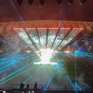 Projecteur de lumière laser d'effets de scène pour DJ en plein air, animation RVB pleine couleur, étanche, 25W 31W - Product Image 5