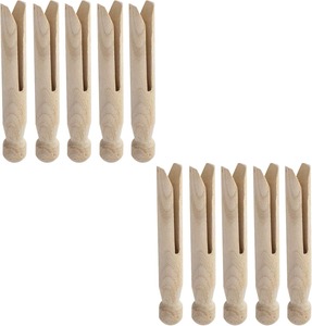 Pinces à linge rondes <span class=keywords><strong>en</strong></span> <span class=keywords><strong>bois</strong></span> de bouleau flexibles, pinces <span class=keywords><strong>en</strong></span> <span class=keywords><strong>bois</strong></span> durables pour l'extérieur, idéales pour suspendre les vêtements - Product Image 1
