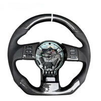 Volant en fibre de carbone forgé avec LED pour Nissan Frontier 4x4 Navarra Np300 2004 2006 2007 2008 2009 2010 2011 2012