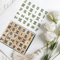 Timbres en bois de haute qualité pour la décoration de carnets de notes de bureau, motifs de timbres de date, timbres de date et de numéro pour le scrapbooking