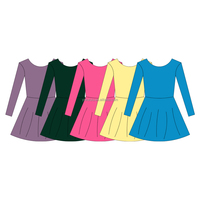 Robe de danse de ballet à manches longues pour filles et enfants de haute qualité bon marché en gros