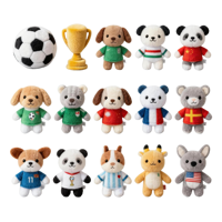 Jouets en peluche doux personnalisés pour divers sports, avec rembourrage en coton PP super doux et doublure en maille