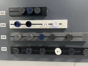 En Oferta: Enchufe de Pared Oculto <span class=keywords><strong>EUROB</strong></span> para Escritorio, Ahorra Espacio, Aspecto Elegante, Puertos USB-A y Tipo-C, 25A, Aleación de Aluminio, IP20, para Oficina y Hogar - Product Image 5