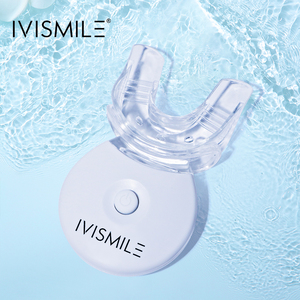 2024 IVISMILE Logo privé dent sans fil Rechargeable bleu lumière rouge <span class=keywords><strong>charge</strong></span> sans fil 32 Led blanchiment des dents lumière Led - Product Image 3