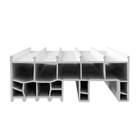 Profils de cadre de fenêtre en PVC écologiques personnalisés, rails coulissants, fentes pour cartes, design moderne, garantie 5 ans, cadres de portes/fenêtres