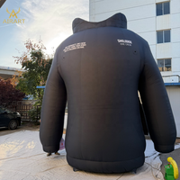 Hoodie gonflable pour affichage de vêtements en centre commercial, nouveauté gonflable personnalisée pour fêtes