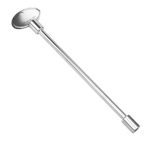 Pomme de Valve à gaz universelle, foyer mm, pour centres de combustion au gaz et feux Chrome poli, 8 pouces, Chrome poli - Product Image 3