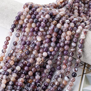 Pierre Naturelle de haute Qualité 4/6/8/10/12mm Haute Qualité Océan D'herbe Rondes En Agate Perles De Pierre En Vrac Pour La Fabrication DE BRICOLAGE Bijoux - Product Image 2