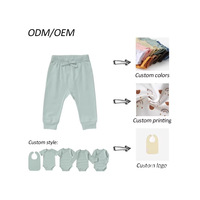 Pantalons décontractés pour bébé, couleur unie, printemps-automne, nourrissons, jeunes enfants, pantalons en coton