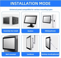 Support OEM ODM 14.1 pouces 1920*1080 VESA écran tactile mural pour écran tactile moniteur LCD de qualité industrielle