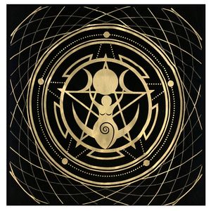 Sternbild-Wahrsagungs-Altartuch <span class=keywords><strong>Tarot</strong></span>-Tischdecke Wildleder-Matte Hexerei-Zubehör Brettspiel Astrologie Orakelkarten-Unterlage - Product Image 2