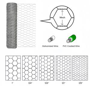 Rouleau de grillage hexagonal en fil de fer galvanisé à bas prix pour jardin - Product Image 2