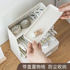 <span class=keywords><strong>SDLP</strong></span> Incliné Insert Porte-Stylo Grande Capacité Tiroir Boîte De Rangement Bureau Papeterie Boîte De Rangement Cosmétiques Organisateur Rack Carré - Product Image 4