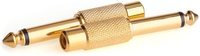 RCA à 1/4 Adaptateur RCA Femelle vers 6.35mm 1/4 pouce Mâle Mono TS D'interconnexion Audio Adaptateur