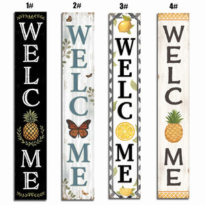 Welcome <strong>Sign</strong> <strong>for</strong> Front Door Decor Outdoor Decorations <strong>Home</strong> Wall <strong>Wooden</strong> Heart Love <strong>Wooden</strong> <strong>Sign</strong> Long Hanging <strong>Sign</strong> Customized All - Product Image 2