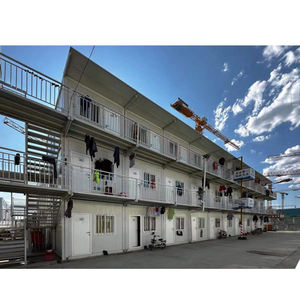 Casas Modulares Prefabricadas de Lujo de Fácil Instalación, Edificio de Apartamentos Prefabricado, Casas Contenedor en Paquete Plano para Campamentos de Trabajadores de Hoteles - Product Image 6
