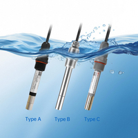 Sonde optique d'oxygène dissous RK500-04 0-20mg/L en acier inoxydable IP68 pour l'aquaculture en eau douce et les systèmes de recirculation industriels