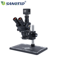 SANQTID TD-SZ75 Iris Stereomicroscope 4K HD Microscope Dedicated for Mobile Phone Repair PCB Inspection 3840X2160 60FPS