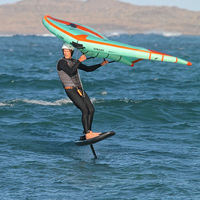 Planche de wing foil gonflable, planche souple haute performance pour débutants et riders plus lourds, stable et flottante
