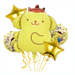 Set de 5 Globos de Aluminio con Diseño de Kuromi, Melody y Jade <span class=keywords><strong>Guigou</strong></span>, Decoración de Cumpleaños Infantil, Serie de Fantasía Mágica - Product Image 6