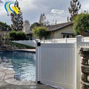 Clôtures Intimité Panneaux de clôture et portails Intimité Jardin Vinyle Extérieur pour la maison PVC <span class=keywords><strong>Fentech</strong></span> 8ft Plastique blanc Petite clôture de jardin - Product Image 6
