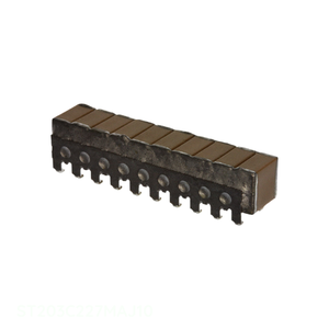 Distribuidor Autorizado, Condensador Cerámico SMD Apilado de 220 uF ST203C227MAJ10, 220UF 25V X7R, con Terminales en Forma de J - Product Image 1