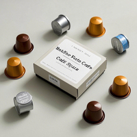 Emballage de boîte-cadeau de capsule de café de dosette de tasse de carton de papier d'impression personnalisée pour la capsule de café