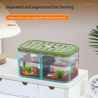 Aquarium de bureau très Transparent petit ménage Betta Fish Tank haut de gamme sensation résistant aux chutes salon ornemental