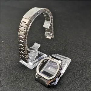 إطار ساعة معدني من GSHOCK DW5600 حزام إطار ساعة من الفولاذ المقاوم للصدأ