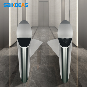 Tourniquet à aile haute vitesse SAIKOEAS, <span class=keywords><strong>barrière</strong></span> à bascule étanche en acier inoxydable 304 pour entrée <span class=keywords><strong>de</strong></span> station <span class=keywords><strong>de</strong></span> métro et bibliothèque - Product Image 6