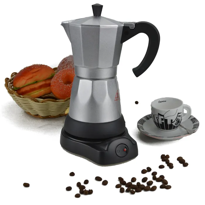 Beste verkauf LFGB Aluminium material espresso kaffeemaschinen cafe maschine