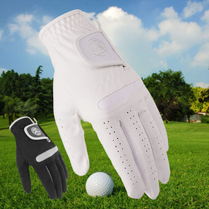 Guantes de golf para hombre, de microfibra, transpirables, para mano derecha, con cierre de gancho y bucle, deportivos - Product Image 1