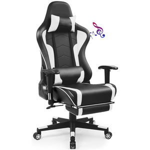 Chaise de jeu de course de sport électronique avec logo <span class=keywords><strong>personnalisé</strong></span> en PU, chaise de jeu pour ordinateur PC, siège de bureau pour joueur, avec chaise de jeu ergonomique pivotante pour la maison - Product Image 3