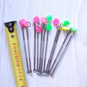 Limpiador de oídos en forma de corazón, limpiador de oídos metálico, limpiador de oídos, llavero, accesorio, producto para limpieza de oídos, regalo de tienda de un dólar. - Product Image 3