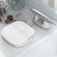 Perceuse à ongles sans fil Machine à ongles à la mode 35000 tr/min perceuse rechargeable manucure électrique coque portable pour la maison et le salon