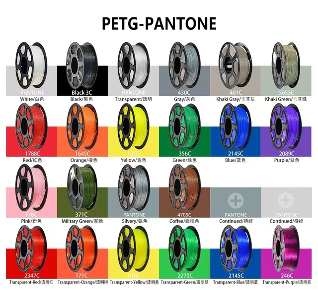 Special Offer Transparent PETG PLA TPU ABS Nylon ASA-CF PEEK PEI PC PP Carbon Fiber 1.75mm 3d Printer Filaments Factory