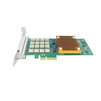 Adaptateur de serveur Ethernet PCI Express 1G Quad RJ45 avec puce Intel I350AM2