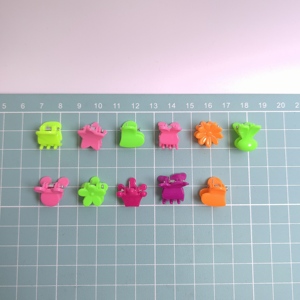 Mini-pinces à cheveux mignonnes de 15 mm, en forme de cœur, lapin, étoile, <span class=keywords><strong>couronne</strong></span>, fleur, pour bébés, enfants, tout-petits - Product Image 2