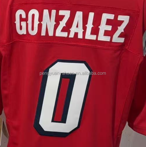 Christian Gonzalez Beyaz Özel Seri En Kaliteli Dikişli Amerikan Futbolu Forması Gönderime Hazır - Product Image 3