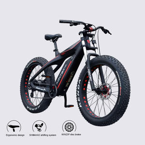 Bicicleta de Montaña de Alta Calidad con Motor Trasero de Fibra de Carbono, Batería de Litio de 48v 750w 13.5ah, Neumático Grueso de 26 Pulgadas, Impermeable, Es750 - Product Image 2