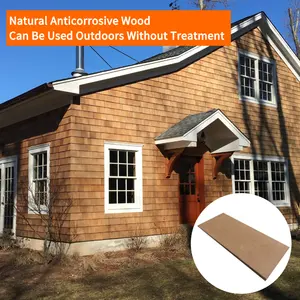 小屋のための家の木製の屋根瓦自然な消毒の屋根瓦杉の木片