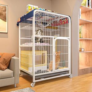Caja de arena para gatos, árbol para gatos, jaula integrada para gatos, espacio interior con inodoro, villa para gatos, casa para gatos, nido para gatos - Product Image 1