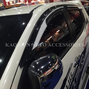 Pare-soleil de fenêtre de voiture en gros, visière de fenêtre de porte bicolore pour Mitsubishi Montero Sport Pajero Sport - Product Image 4